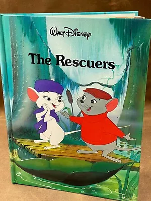 1989 - Vintage Walt Disney Classic Series The Rescuers Hardback Story Book • $11.75