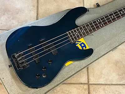 1987 Charvel 3B Bass Cobalt Blue MIJ Made In Japan Neck Thru W Case • $900