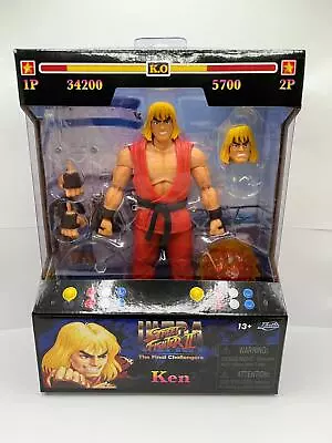 FREE SHIPPING! Ultra Street Fighter II Ken 6-Inch Scale AF BY JADA TOYS • $29.99