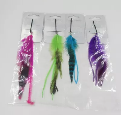 Long 6  Feather Hair Grip Hair Accessories  Colours To Choose UK ( Ob) • £2.25