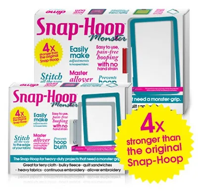 MONSTER SNAP HOOP 5x7 Embroidery BabyLock Ellageo Ellegante Ellisimo Spirit • $149.99