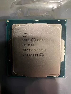 Intel Core I3-9100 3.6 GHz Quad-Core Processor (BX80684I39100) W/Cooling Fan • $21.50