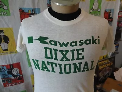 Vintage Kawasaki Dixie National Road Atlanta Racing T Shirt S • $189.99