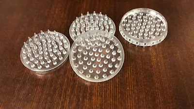 £2.50 • Buy New Set Of 4 Clear Caster Cups For Carpet Protection. Furniture / Piano