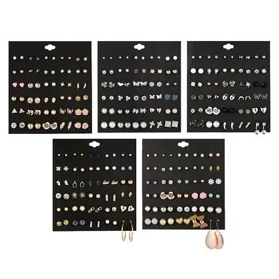 30 Pairs Pack Sets Earring Set Stud Earrings Ear Cuff Jewelry Set For • £7.31