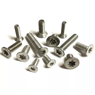 £3.78 • Buy M3 M4 - A2 Stainless Steel - Torx Countersunk Machine Screws - CSK - 3mm - 4mm