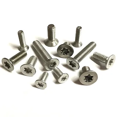 £3.78 • Buy M3 M4 Torx Countersunk Machine Screws - A2 Stainless Steel - CSK 3mm 4mm DIN965