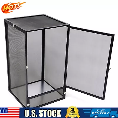 Reptile Enclosure Pet Cage Large Tank Lizard Spider Snake Tortoise Mesh Screen • $55.10