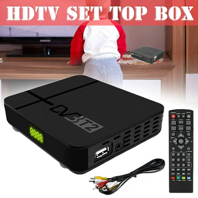 £14.03 • Buy 1080P HD DVB-T2 Digital Receiver Set Top TV Box USB2.0 Freeview Recorder HDMI #