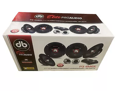 DB Drive P3 4M6K  6.5″ PRO Audio Midrange Component Speakers • $288