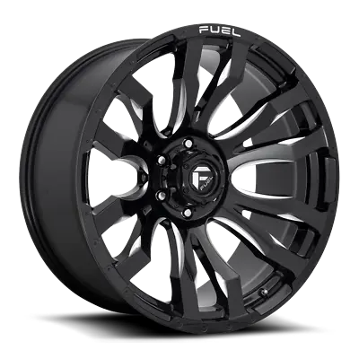 20 Inch Gloss Black Wheels Rims Ford F250 F350 Fuel Offroad D673 Blitz 20x9  20 • $1704
