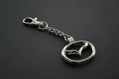 Stainless Keyring Key Ring Key Chain With Mazda Logo For 2 3 6 CX3 BT50 Cx5 Cx9 • $9.95