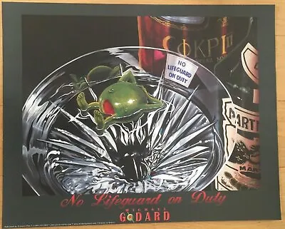 Michael Godard No Lifeguard On Duty Poster 24 X 30 • £32.65