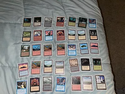 1995 Magic The Gathering MTG Cards Lot Of 63 Trading Cards • $1.25