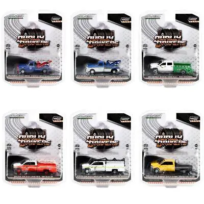 Greenlight 46100  Dually Drivers  Series 10 Set Of 6 Diecast Truck Models 1:64 • $27.96