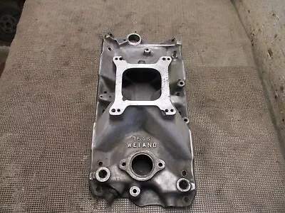 Vintage Weiand 7546 High Rise SB Chevy Chevelle SS Aluminum Intake Manifold • $200