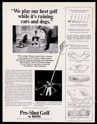 £36.57 • Buy 1967 Marx Pro-Shot Golf Toy Photo Christmas Vintage Print Ad
