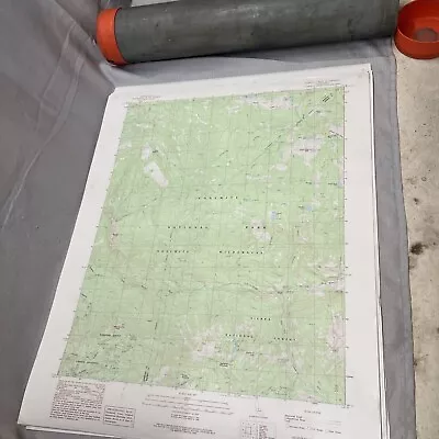 Yosemite CA  Topographic Map  Mariposa County More Search And Rescue Lot • $104.96