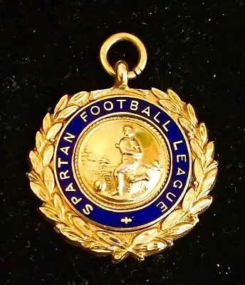 9ct Gold Football Medal. Spartan League Winners 1919 - 20 Wycombe Wanderers FC. • £475