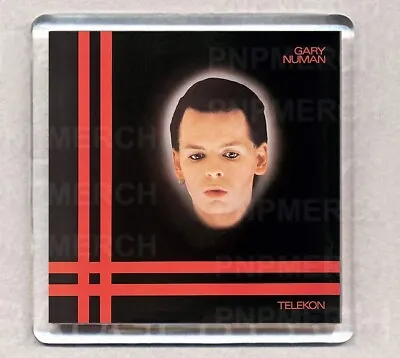 £1.25 • Buy GARY NUMAN 'TELEKON' ALBUM COVER FRIDGE MAGNET Acrylic 2.6inch (64mm) Square 