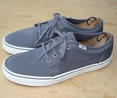 VANS Mens Grey Old Skool Sneakers Trainers UK 12 • £23.99