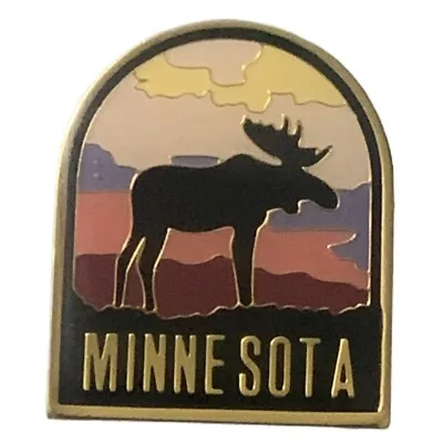 Minnesota Moose Scenic Travel Souvenir Pin • $8.99
