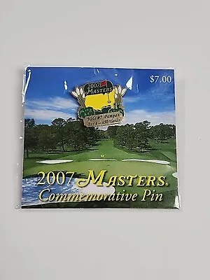 RARE 2007 Masters Golf Commemorative Pin - Augusta National - New Zach Johnson • $20