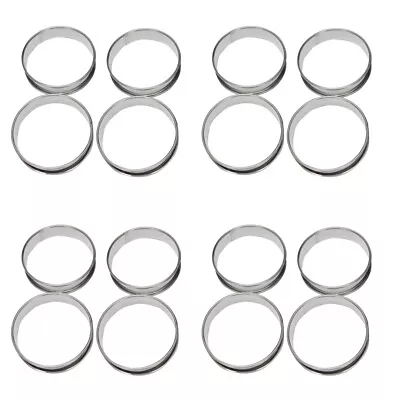 4 Inch Muffin Rings Crumpet Rings Set Of 40 Stainless Steel Muffin Rings  • $43.05