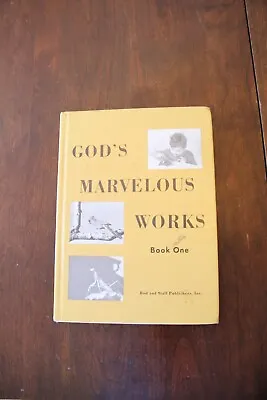 $11.99 • Buy God's Marvelous Works Book One Rod And Staff 