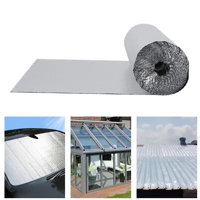 Multi-purpose Aluminium Bubble Thermal Insulation Foil Wrap Loft Wall Camper Van • £9.95