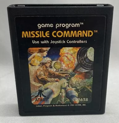 Missile Command For Atari 2600 Clean And Tested • $5