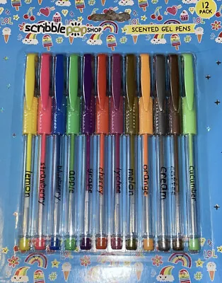 £4.79 • Buy Scented Gel Pens Coloured Smelly Pens Set Of 12 Fast And Free Delivery