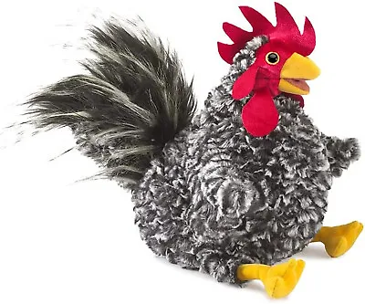 Folkmanis Barred Rock Rooster Hand Puppet 12  • $20.99