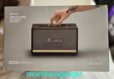 BRAND NEW Marshall -Acton II Bluetooth Speaker - Black FAST SHIPPING • $189.99