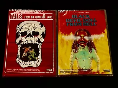 2 Massacre Video DVD Lot Tales From The Quadead Zone Black Devil Doll From Hell • $49.95