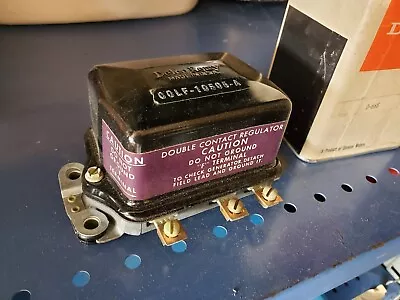 NOS Delco Remy 1119633  12V Negative Ground  Regulator 8A GOLF-10505-A • $105