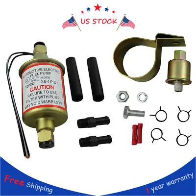 $17.88 • Buy High Quality UNIVERSAL ELECTRIC FUEL PUMP GAS DIESEL MARINE CARBURETED E8016S