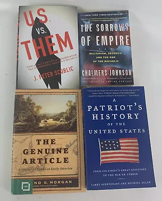 $12 • Buy Lot Of 4  Books Past, Present, And Future Of America: The Genuine Article, The S