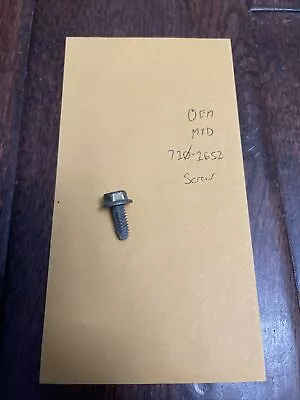 OEM MTD 710-1652 Lawn Tractor Screw Genuine • $5.99