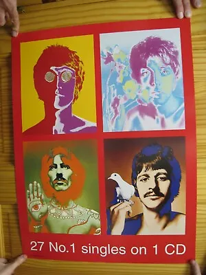 The Beatles Poster 1 One Psychedelic Face Shots Richard Avedon Ringo Starr • $299.99