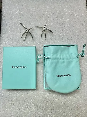 Elsa Peretti Tiffany Co Vintage Rare Large .925 Starfish Earrings  • $425