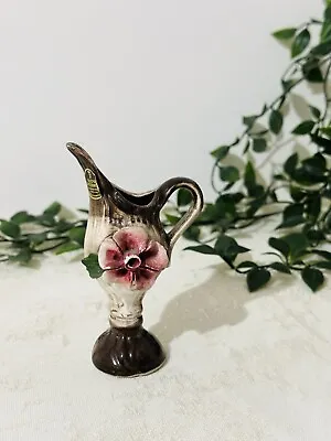 Vintage Nuova Capodimonte Mini Vase Handpainted • £15