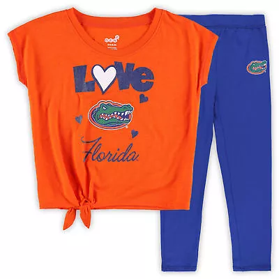 Preschool & Toddler Orange/Royal Florida Gators Forever Love T-Shirt & Leggings • $49.99