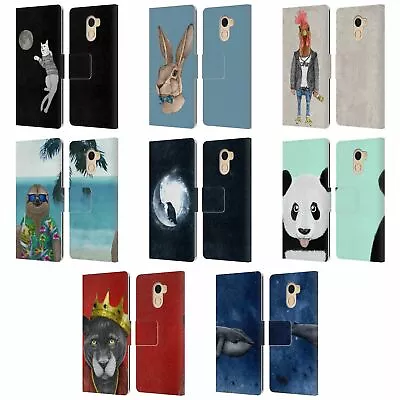 Official Barruf Animals Leather Book Wallet Case Cover For Wileyfox & Essential • $17.55