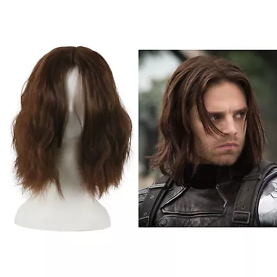 Winter Soldier Wigs Cosplay Bucky Barnes Wigs Captain America Civil War Wigs • $15