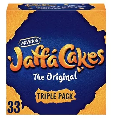 Mcvitie's The Original Jaffa Cakes Triple Pack 33 Cakes X 2  66 Cakes Altogether • £7.66