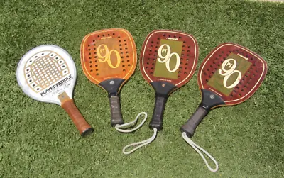 Vintage Marcraft PT90 & Brian Lee Paddleball Pickleball Tennis Paddles • $45.49