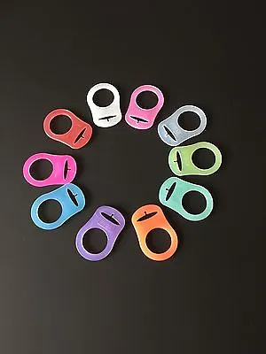 £1.30 • Buy MAM NUK Baby Dummy Adapter Ring Silicone Soother Pacifier Clip * UK SELLER * 