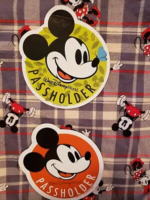 Disney Magnet - Flower/Garden Mickey 2018 Plus Orange Magnet- AUTHENTIC • $11.99