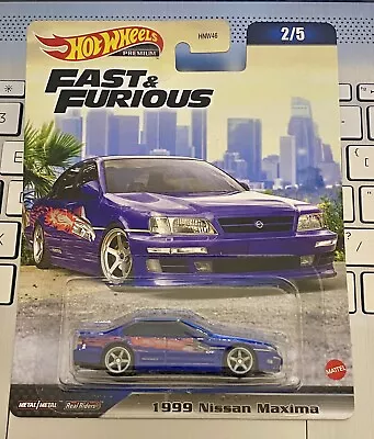 2023 Hot Wheels Premium Real Riders Fast And Furious 1999 Nissan Maxima New • $10